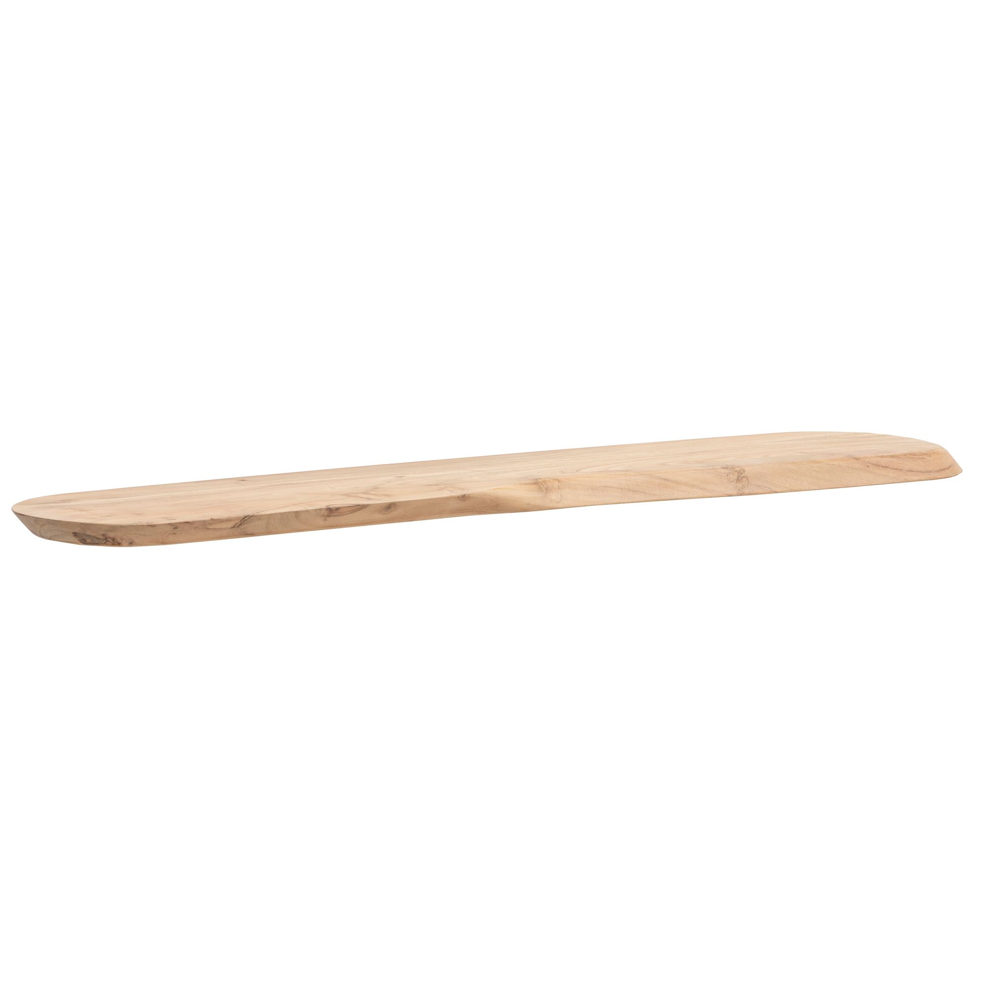 Wandregal Akazie Massivholz Holzregal Wandboard Regal organisch Holz massiv – Ansicht 6