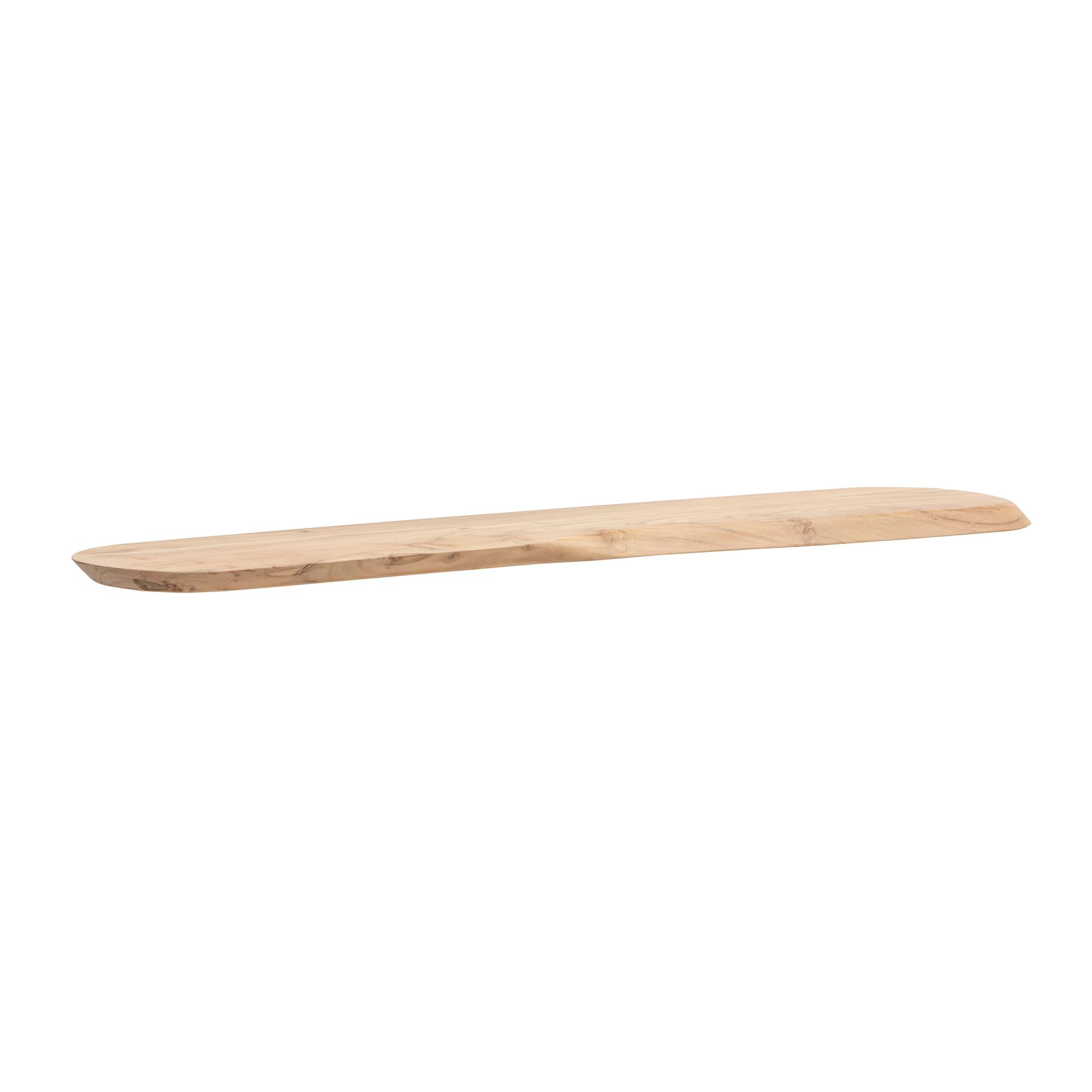 Wandregal Akazie Massivholz Holzregal Wandboard Regal organisch Holz massiv – Ansicht 6
