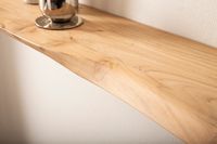 Wandregal Akazie Massivholz Holzregal Wandboard Regal organisch Holz massiv – Ansicht 5