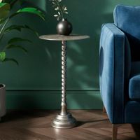 Beistelltisch Aluminium Anstelltisch Metall Wohnzimmertisch Dekotisch Couchtisch – Ansicht 1
