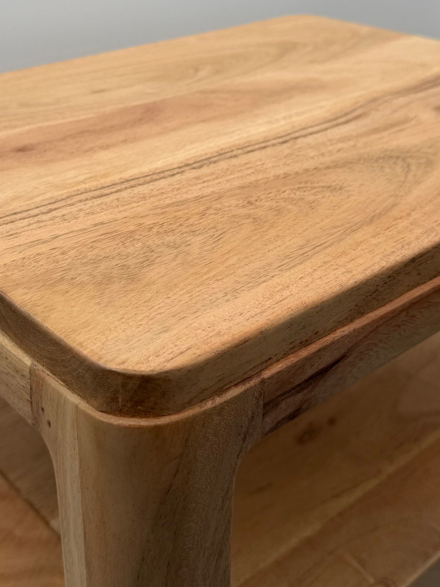 Nachttisch Massivholz Nachtkonsole Schublade Nachtkästchen Nachtschrank Modern – Ansicht 4