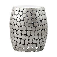 Beistelltisch rund 40cm Metall Couchtisch Marmor Alu Wohnzimmertisch Dekotisch – Ansicht 6