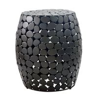 Beistelltisch rund 40cm Couchtisch Metall Alu Wohnzimmertisch Dekotisch klein – Ansicht 6