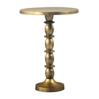 Beistelltisch Alu Gold 40cm Metall Couchtisch Wohnzimmertisch Dekotisch Tisch – Ansicht 6