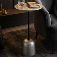 Beistelltisch Aluminium Anstelltisch Metall Wohnzimmertisch Dekotisch Couchtisch – Ansicht 1