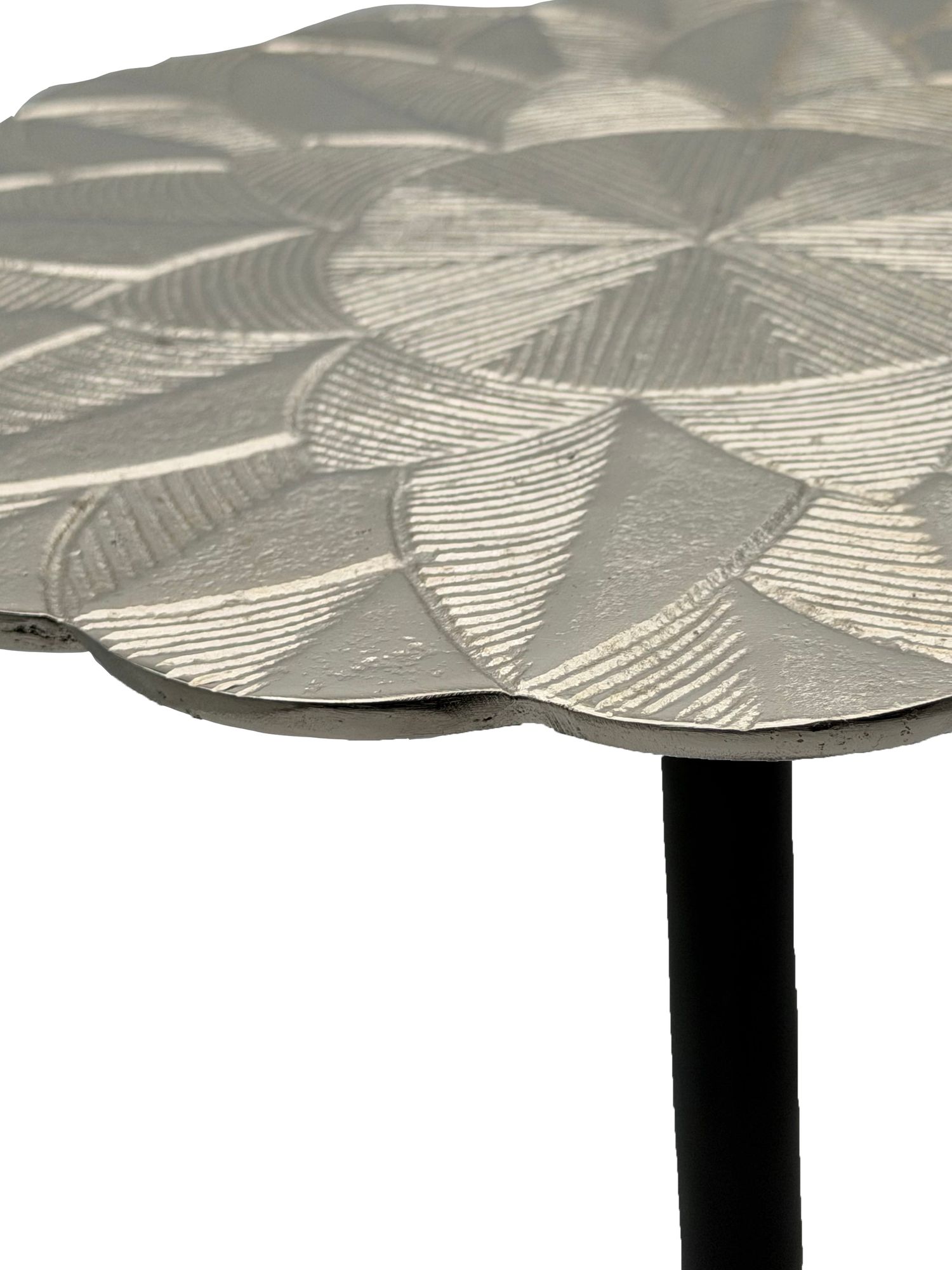Beistelltisch Aluminium Anstelltisch Metall Wohnzimmertisch Dekotisch Couchtisch – Ansicht 4