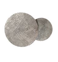 Satztisch 2er Set Metall rund Couchtisch Sofatisch Beistelltisch Aluminium Alu – Ansicht 5