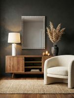 Wandspiegel eckig 90cm Dekospiegel Hängespiegel Flurspiegel Wohnspiegel Spiegel – Ansicht 2