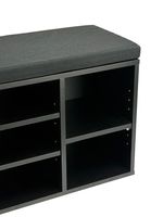 Schuhbank 100cm Sitzbank Flurbank Schuhregal Flurmöbel mit Schublade Modern – Ansicht 5