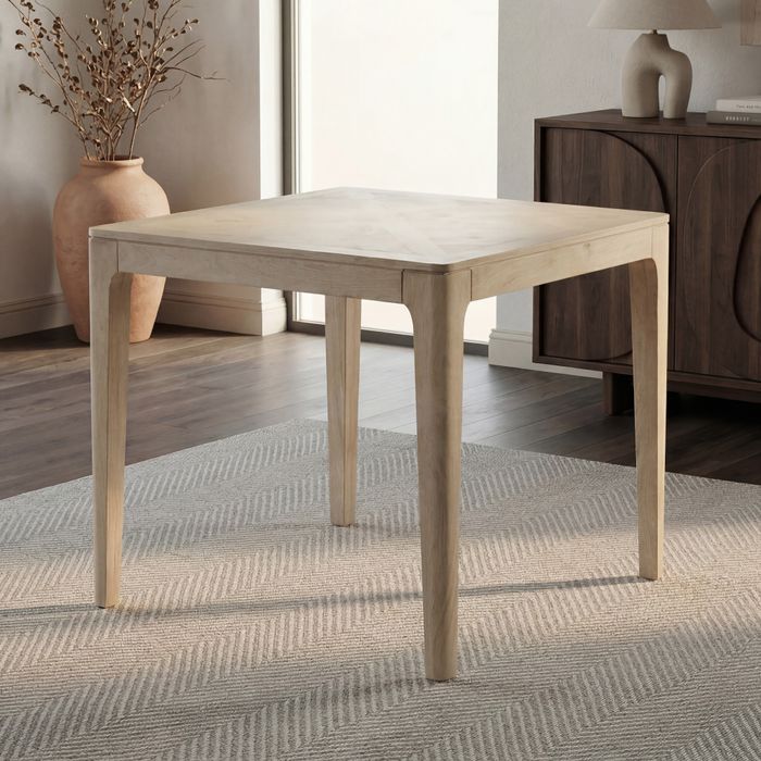 Esstisch Massivholz Quadratisch 80cm Esszimmertisch Küchentisch Tisch 4 Personen