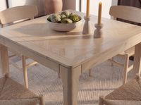 Esstisch Massivholz Quadratisch 80cm Esszimmertisch Küchentisch Tisch 4 Personen – Ansicht 5