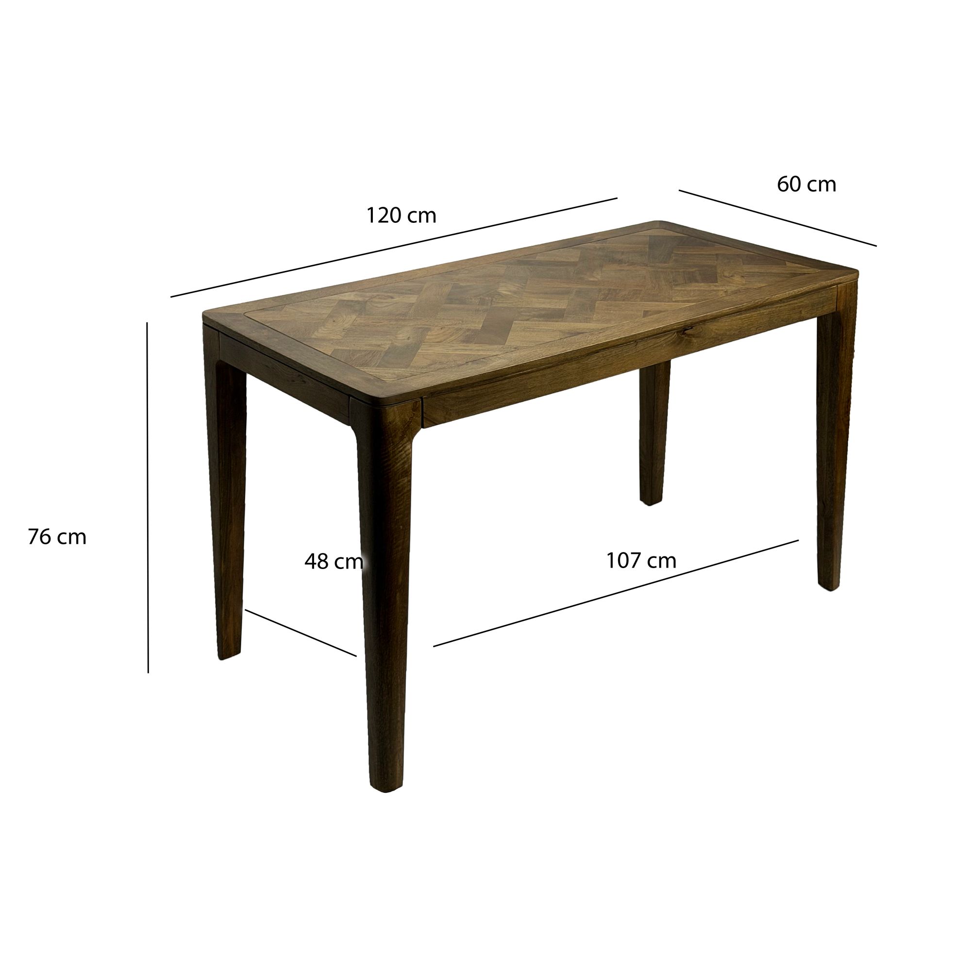 FineBuy Esstisch Massivholz Mango 120x60 cm - Rechteckiger Esszimmertisch Holz - Küchentisch modern für 6 Personen - Stabiler Holztisch - Tisch für Esszimmer Bistrotisch Handmade | Farbe: Braun FineBuy Esstisch Massivholz Mango 120x60 cm - Rechteckiger Esszimmertisch Holz - Küchentisch modern für 6 Personen - Stabiler Holztisch - Tisch für Esszimmer Bistrotisch Handmade | Farbe: Braun