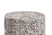 Satztisch 2er Set Metall silber Beistelltisch Dekotisch Couchtisch Aluminium Alu – Ansicht 4
