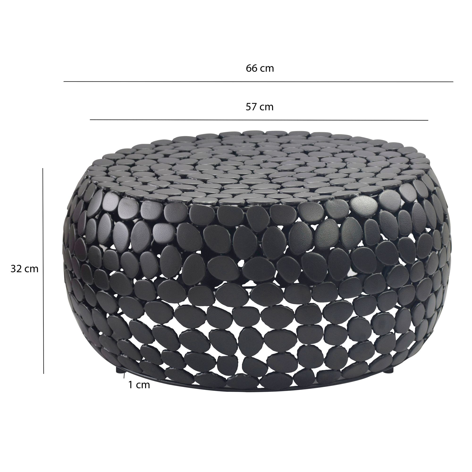 FineBuy Couchtisch Aluminium rund 66x32 cm - Design Sofatisch Wohnzimmer – Moderner Wohnzimmertisch Metall – Runder Loungetisch – Alu Beistelltisch Handmade | Farbe: Gold FineBuy Couchtisch Aluminium rund 66x32 cm - Design Sofatisch Wohnzimmer – Moderner Wohnzimmertisch Metall – Runder Loungetisch – Alu Beistelltisch Handmade | Farbe: Gold