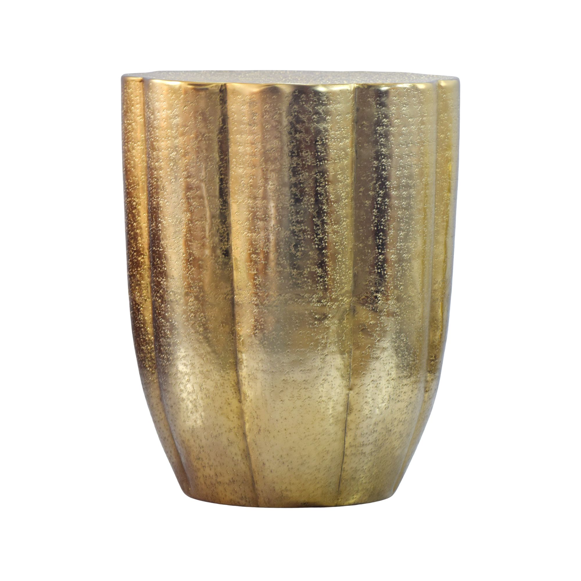 FineBuy Beistelltisch Aluminium 41cm Runder Anstelltisch Metall - Dekotisch Alu modern - Wohnzimmertisch klein - Design Couchtisch Sofatisch Handmade | Farbe: Gold FineBuy Beistelltisch Aluminium 41cm Runder Anstelltisch Metall - Dekotisch Alu modern - Wohnzimmertisch klein - Design Couchtisch Sofatisch Handmade | Farbe: Gold