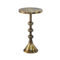 Beistelltisch Rund 30cm Anstelltisch Metall Dekotisch Aluminium Alu Sofatisch – Ansicht 6
