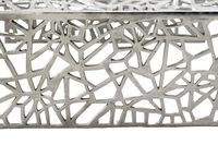 Couchtisch 60cm Aluminium Sofatisch Alu Wohnzimmertisch Metall Tisch Quadratisch – Ansicht 5