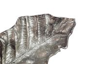 Dekoschale Blatt Aluminium Schale 67cm Tischdeko Alu Metall Wohnaccessoire Lang – Ansicht 4