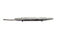 Dekoschale Blatt Aluminium Silber Schale Groß Tischdeko Metall Wohnaccessoire – Ansicht 5