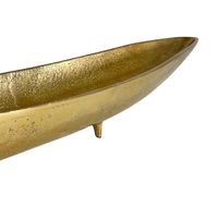 Dekoschale Gold Aluminium Schale Groß Alu Tischdeko Metall Wohnaccessoire Modern – Ansicht 5