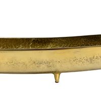 Dekoschale Gold Aluminium Schale Groß Alu Tischdeko Metall Wohnaccessoire Modern – Ansicht 4