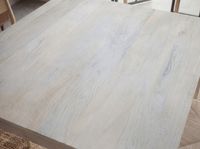 Esstisch Massivholz 80cm Esszimmertisch White Wash Küchentisch 4 Personen Tisch – Ansicht 5