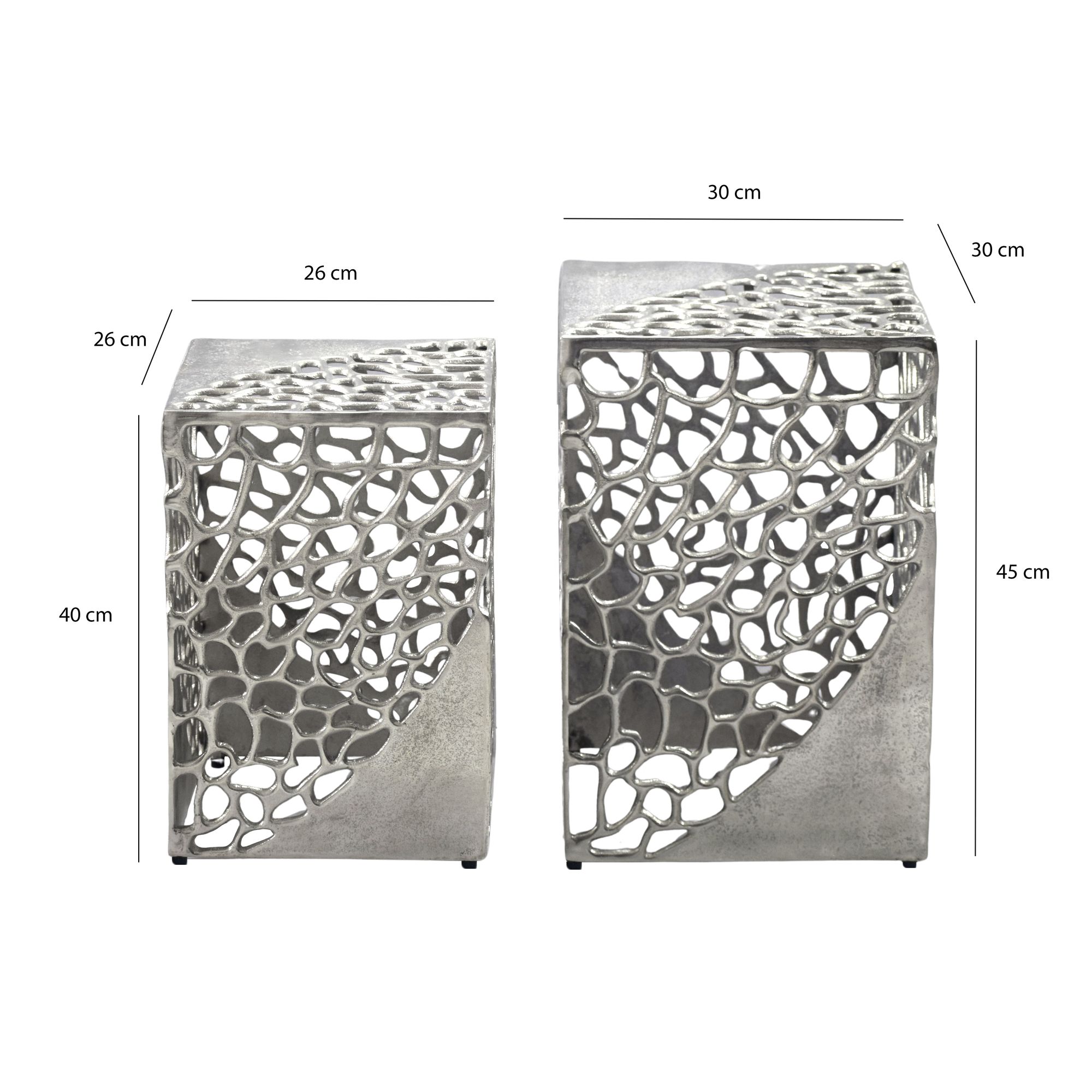 FineBuy 2er Set Beistelltisch Aluminium - Design Couchtisch Set - Metalltisch Wohnzimmertisch modern Alu - Sofatisch quadratisch Metall - Loungetisch Set Satztisch Handmade | Farbe: Gold FineBuy 2er Set Beistelltisch Aluminium - Design Couchtisch Set - Metalltisch Wohnzimmertisch modern Alu - Sofatisch quadratisch Metall - Loungetisch Set Satztisch Handmade | Farbe: Gold