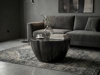 Couchtisch Aluminium 60cm Wohnzimmertisch Rund Sofatisch Beistelltisch Metall – Ansicht 2