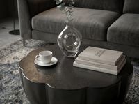 Couchtisch Aluminium 60cm Wohnzimmertisch Rund Sofatisch Beistelltisch Metall – Ansicht 5