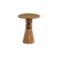 Beistelltisch Massivholz 35cm Couchtisch Wohnzimmertisch Dekotisch Rund Tisch – Ansicht 6