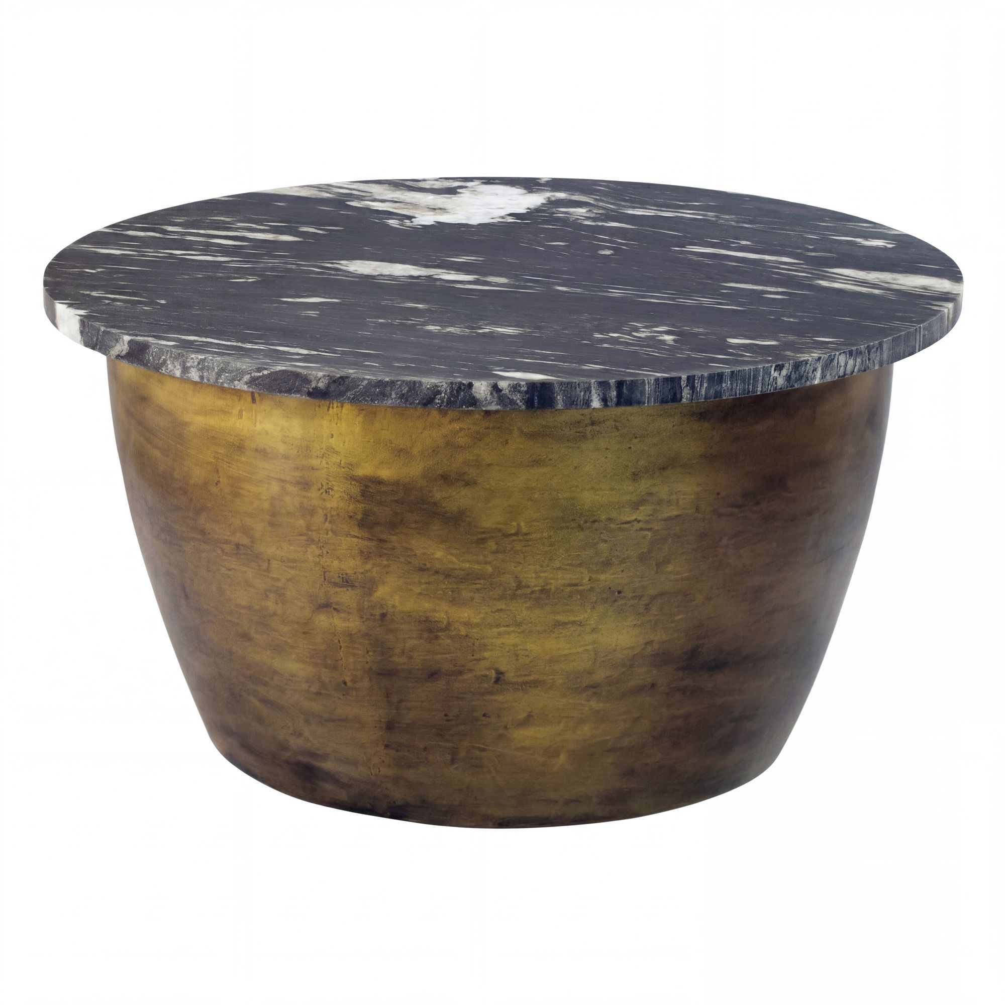 FineBuy Couchtisch Metall mit schwarzer Marmor Tischplatte 60cm rund - Design Wohnzimmertisch Runder Loungetisch - Massiver Sofatisch - Extravaganter Beistelltisch Handmade | Farbe: Gold FineBuy Couchtisch Metall mit schwarzer Marmor Tischplatte 60cm rund - Design Wohnzimmertisch Runder Loungetisch - Massiver Sofatisch - Extravaganter Beistelltisch Handmade | Farbe: Gold