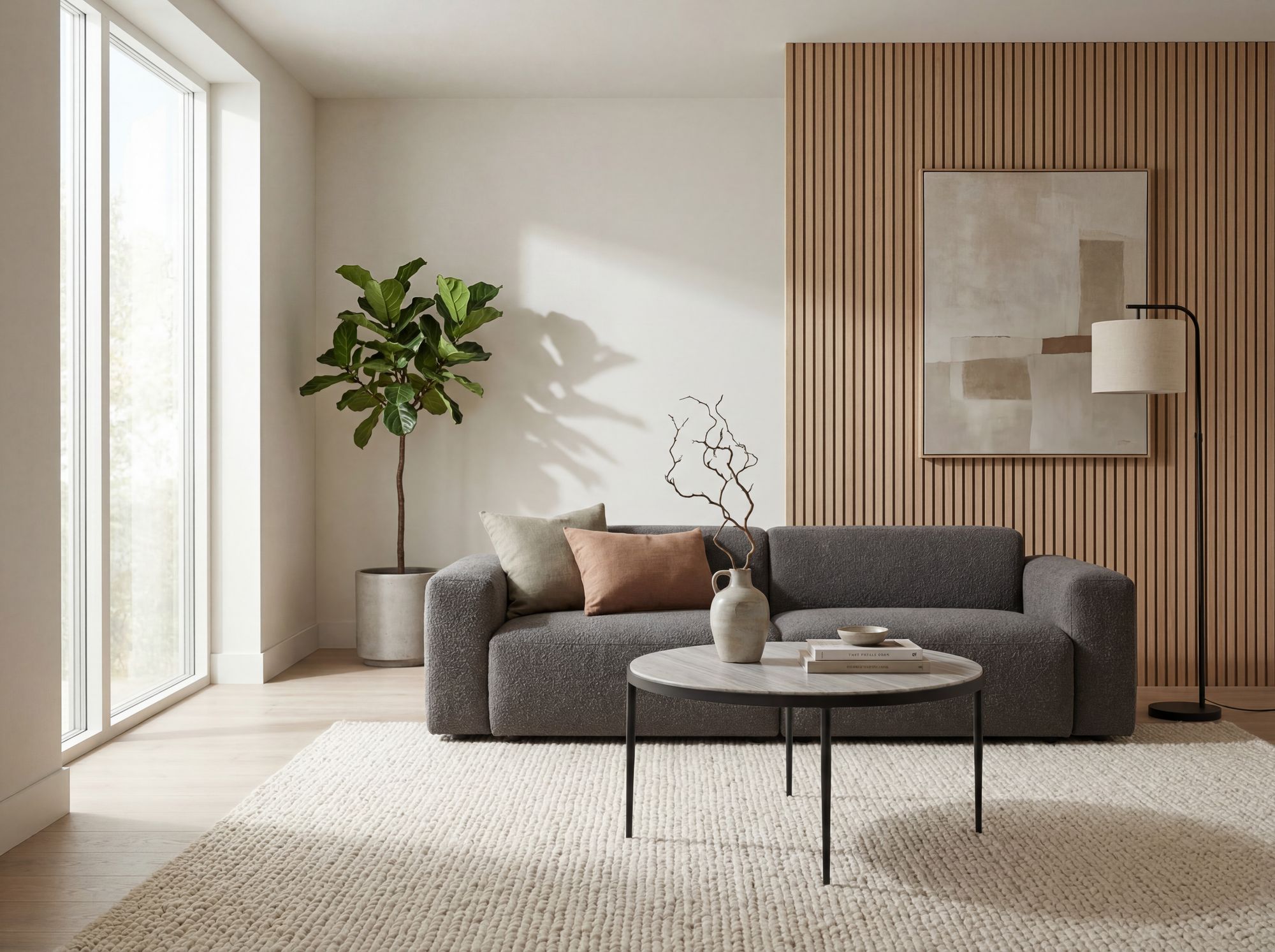 Couchtisch 70cm mit Marmor Platte weiß Wohnzimmertisch Beistelltisch Metall rund – Ansicht 2