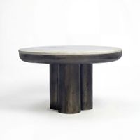 Couchtisch 60cm mit Marmor Platte weiß Wohnzimmertisch Beistelltisch Metall Rund – Ansicht 6
