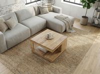 Couchtisch Akazie Massivholz 60cm Wohnzimmertisch Beistelltisch Sofatisch Ablage – Ansicht 4