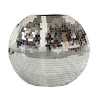 Vase Tischvase 40cm Metall Design Blumenvase Wohndeko Rund Handmade Mosaik Deko – Ansicht 6