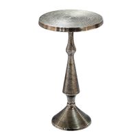 Beistelltisch Alu Silber 30cm Metall Couchtisch Wohnzimmertisch Dekotisch Tisch – Ansicht 6