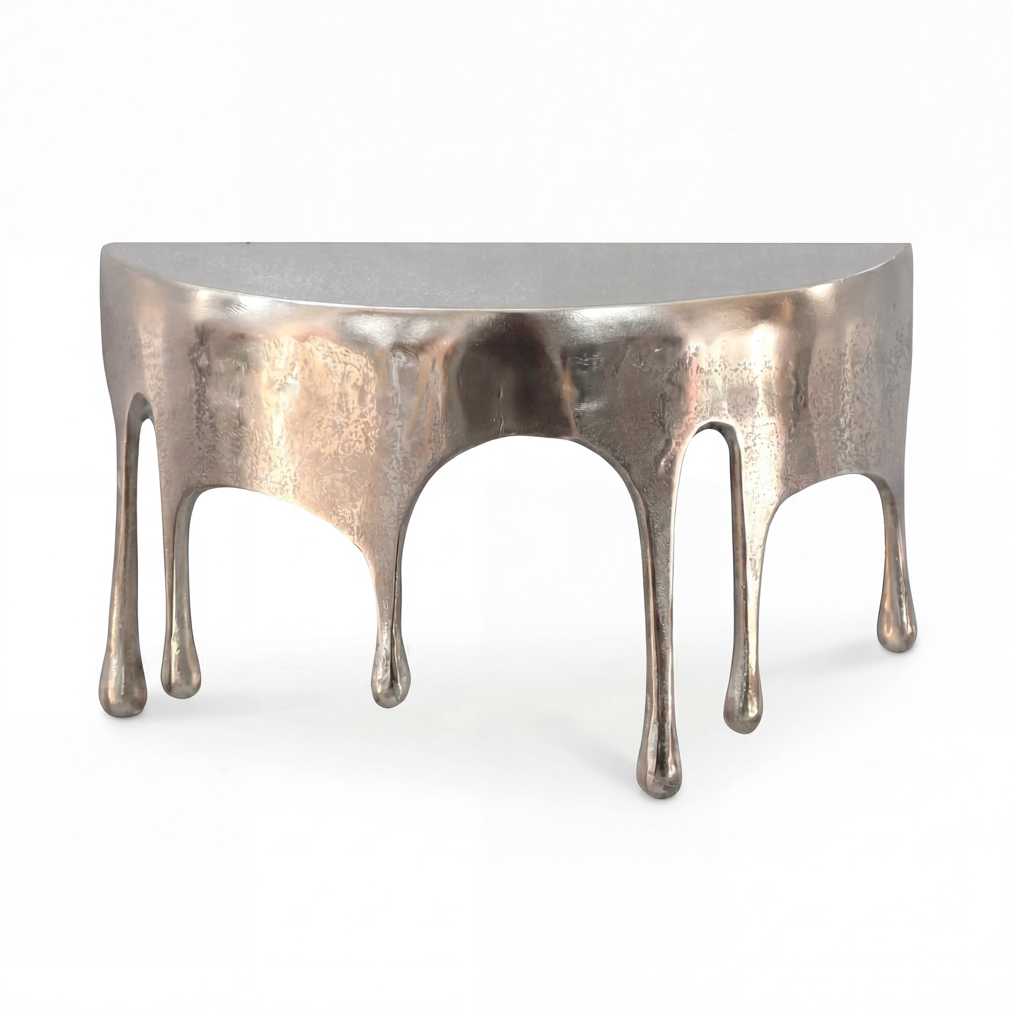 Wandregal Aluminium Silber Tropfen Optik Hängeregal Schweberegal Wandboard Drops – Ansicht 6
