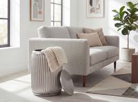 Beistelltisch Metall Rund 35cm mit Stauraum Sofatisch Design Couchtisch Tisch – Ansicht 4
