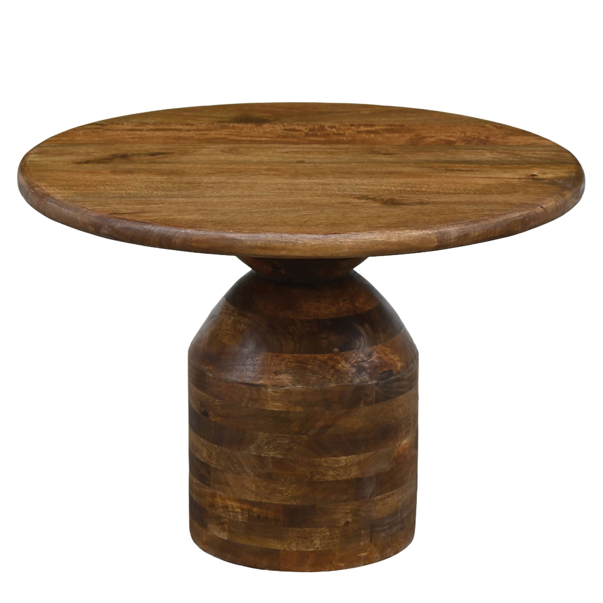 Couchtisch Massivholz Sofatisch 60cm rund Beistelltisch Design Wohnzimmertisch – Ansicht 6