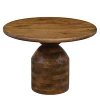 Couchtisch Massivholz Sofatisch 60cm rund Beistelltisch Design Wohnzimmertisch – Ansicht 6