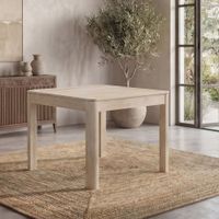 Esstisch Massivholz 80cm Esszimmertisch Bistrotisch Küchentisch 4 Personen Tisch – Ansicht 1