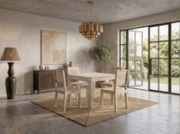 Esstisch Massivholz 80cm Esszimmertisch Bistrotisch Küchentisch 4 Personen Tisch – Ansicht 2