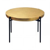 Couchtisch 63cm Aluminium Sofatisch Alu Orientalisch Metall Beistelltisch Rund – Ansicht 6