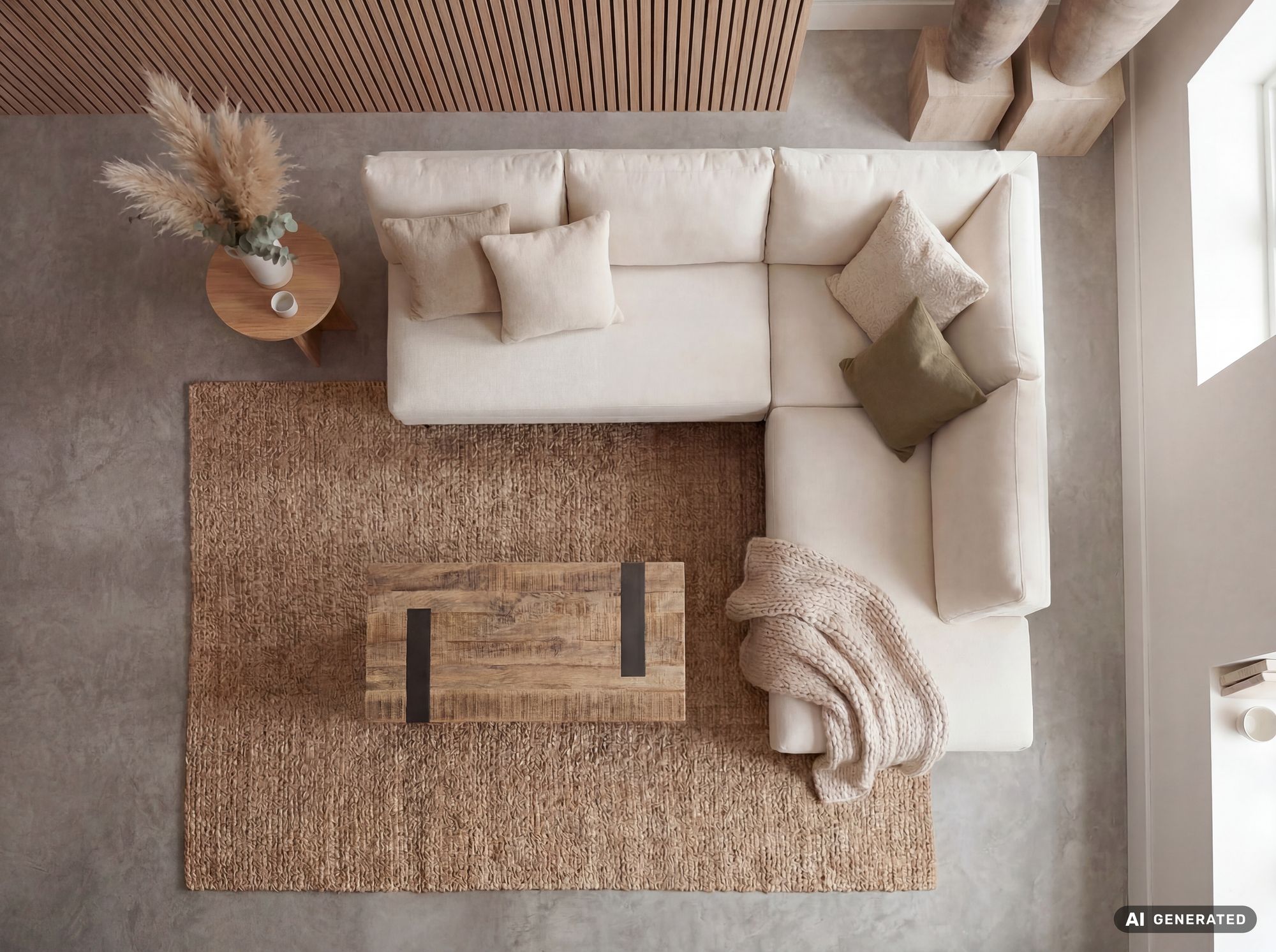 Couchtisch Wohnzimmertisch Mango Massivholz 100x50cm mit Kufen Industrial Design – Ansicht 5