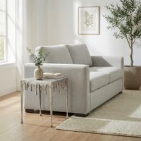 Beistelltisch 45,5cm Anstelltisch Tropfen Couchtisch Quadratisch Drops Dekotisch – Ansicht 1