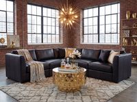 Couchtisch Wohnzimmertisch Aluminium Rund 60cm Kaffeetisch Metall Handmade – Ansicht 2