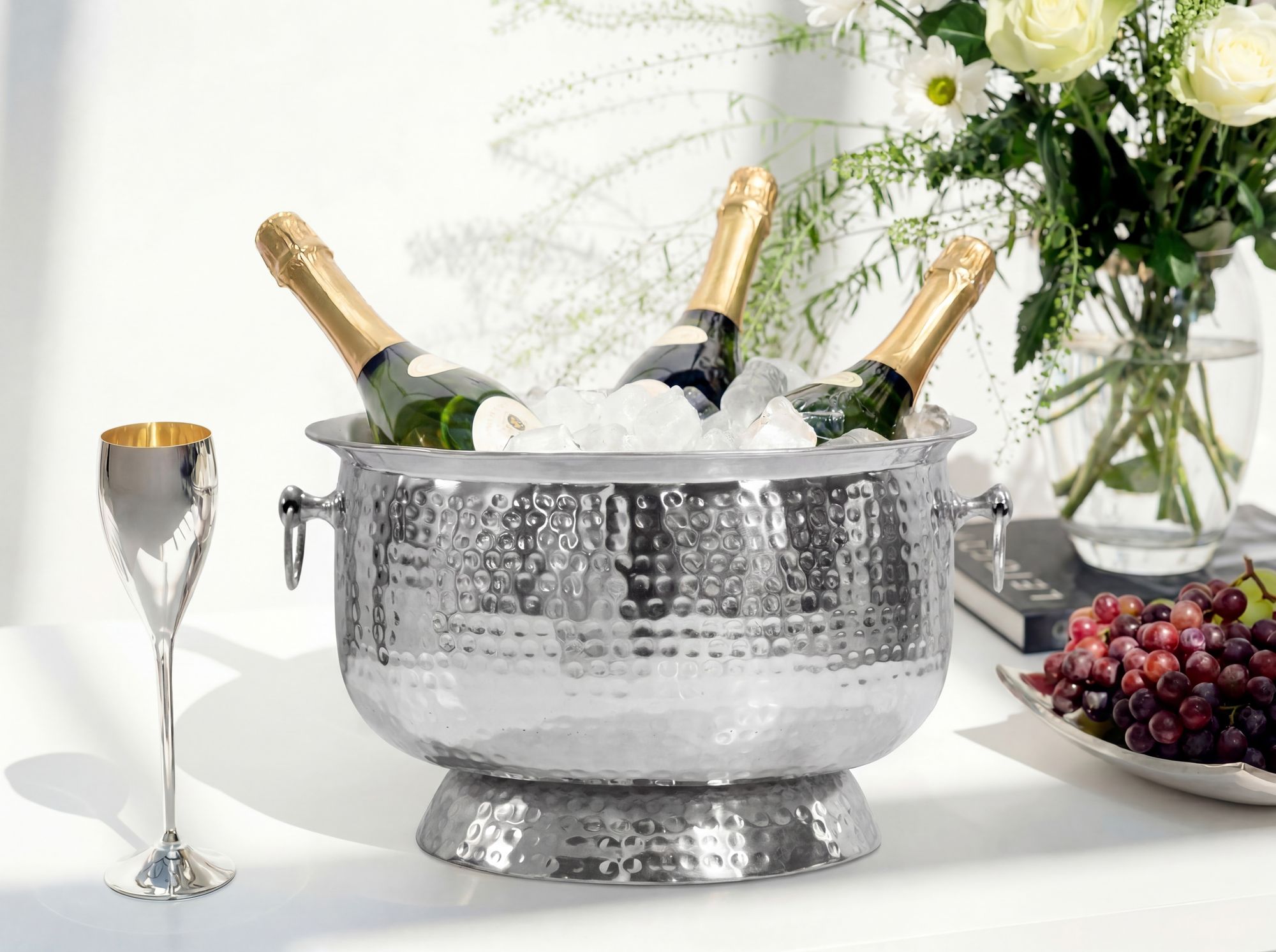 Sektkühler Champagnerkühler 37cm Flaschenkühler XXL Getränkekühler Weinkühler – Ansicht 2