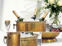 Sektkühler Champagnerkühler 37cm Flaschenkühler XXL Getränkekühler Weinkühler – Ansicht 4