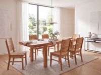 Esszimmertisch Erweiterbar 120 - 200cm Holz Massiv Esstisch Küchentisch Handmade – Ansicht 2