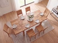 Esszimmertisch Erweiterbar 120 - 200cm Holz Massiv Esstisch Küchentisch Handmade – Ansicht 5